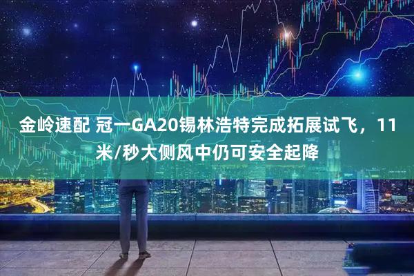 金岭速配 冠一GA20锡林浩特完成拓展试飞，11米/秒大侧风中仍可安全起降